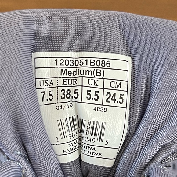 Brooks Ghost 12 Sneaker 1203051B086 Women’s Size 7.5 Grey Blue - Picture 3 of 15